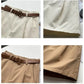 Pure Cotton Shorts High Waist