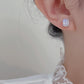 High Quality Natural Moonstone 925 Sterling Silver Stud Earrings