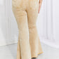Color Theory Flip Side Fray Hem Bell Bottom Jeans in Yellow