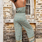Bohemian Spaghetti Strap Low Back Jumpsuit