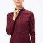 Zip Up Mock Neck Athletic Top