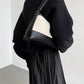 Touka Knitted Shrug Scarf - Black