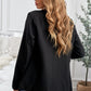 Lapel Collar Button Pocket Blazer