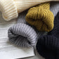 Touka Knitted Shrug Scarf - Black