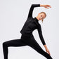 Zip Up Mock Neck Athletic Top