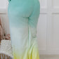 Zenana Hello Summer Full Size Run Ombre Wide Leg Sweat Pants