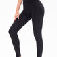 Wavy Print High Waist Yoga Leggings