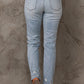 Distressed Straight Legs with Pockets