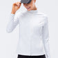 Zip Up Mock Neck Athletic Top