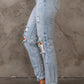 Distressed Straight Legs with Pockets