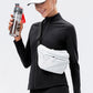 Zip Up Mock Neck Athletic Top